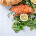 Salted salmon Royalty Free Stock Photo