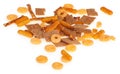 Salted Snack Mix Close up Royalty Free Stock Photo