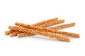 Salted sticks with sesame Royalty Free Stock Photo