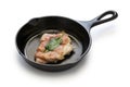 Saltimbocca alla romana on skillet