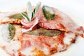 Saltimbocca (Salt' im bocca) Royalty Free Stock Photo