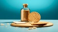 saltine crackers delicately sprawl across a table