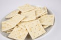 saltine crackers Royalty Free Stock Photo