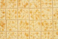 Saltine crackers in rows background Royalty Free Stock Photo