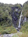 Salto del Condor waterfall, Portezuelo, Carretera Austral, Chile Royalty Free Stock Photo