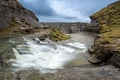 Salto del Nervion waterfall, North of Spain Royalty Free Stock Photo