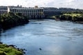 Salto Grande Hydroelectric Plant Lucas Nogueira Garcez Royalty Free Stock Photo