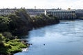 Salto Grande Hydroelectric Plant Lucas Nogueira Garcez Royalty Free Stock Photo