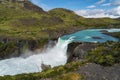 Salto Grande Waterfall in Torres Del Paine National Park, Patagonia, Chile