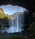 Salto Ventoso Waterfall - Farroupilha, Rio Grande do Sul, Brazil Royalty Free Stock Photo