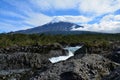 Saltos de Petrohue Falls in Patagonia Chile