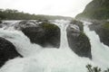 Saltos de petrohue, Waterfalls of petrohue Royalty Free Stock Photo