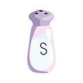 saltshaker design with a S