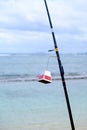 Saltwater Fishing Pole and Ocean