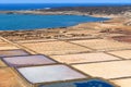 Saltworks Salinas de Janubio in Lanzarote, Canary islands, Spain