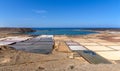 Saltworks Salinas de Janubio in Lanzarote, Canary islands, Spain