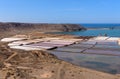 Saltworks Salinas de Janubio in Lanzarote, Canary islands, Spain