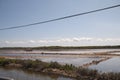 Saltworks in Ses Salinas Royalty Free Stock Photo