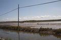 Saltworks in Ses Salinas Royalty Free Stock Photo