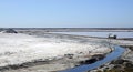 Saltworks and truck: Saline-de-Giraud, Camargue