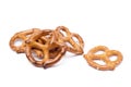 Salty cracker pretzel Royalty Free Stock Photo