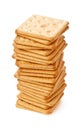 Salty Crackers Royalty Free Stock Photo