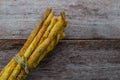 Salty crackers, tortilla chips and other savory snacks with salsa dip Royalty Free Stock Photo