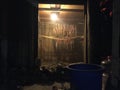 Fish drying in a market on an island off the Coast of Taiwan Royalty Free Stock Photo