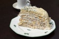 Salty pancake cake Royalty Free Stock Photo