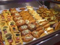 Salty pastry in a local marcet, Spain