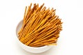 Salty pretzel sticks Royalty Free Stock Photo