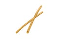 Salty sticks isolated Royalty Free Stock Photo
