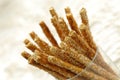 Salty Sticks with Sesame Royalty Free Stock Photo