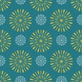 Salute holiday fireworks, cheerful design for textiles and packaging