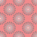 Salute holiday fireworks, cheerful design for textiles and packaging, vector background seamless pattern