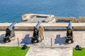 Saluting Battery in Valletta with the guard