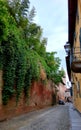 Saluzzo town, Italy. Art and time