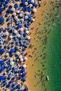 Salvador, Bahia, Brazil, Aerial Top View of Porto da Barra Beach Royalty Free Stock Photo