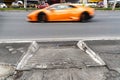 Salvador, Bahia, Brazil - August 11, 2023: Access ramp for wheelchair users and people with physical motor disabilities. Avenida