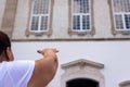 Catholic faithful pray in front of the Senhor do Bonfim Church in the city of Salvador, Bahia