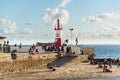 Monte Serrat Lighthouse is a lighthouse located at Ponta do Humaita in Salvador, Bahia