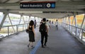 Subway access walkway