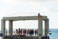 Ponta do Humaita pier in the city of Salvador, Bahia, Brazil