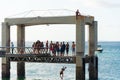 Ponta do Humaita pier in the city of Salvador, Bahia, Brazil