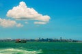 SALVADOR, BAHIA, BRAZIL: Beautiful landscape with turquoise sea in Sunny weather Royalty Free Stock Photo