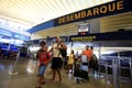 Passengers at Salvador bus station