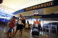 Passengers at Salvador bus station