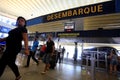 Passengers at Salvador bus station