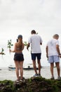 Candomble fans are seen paying homage to Yemanja on Rio Vermelho beach