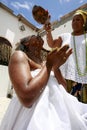 Sacred bath in candomble